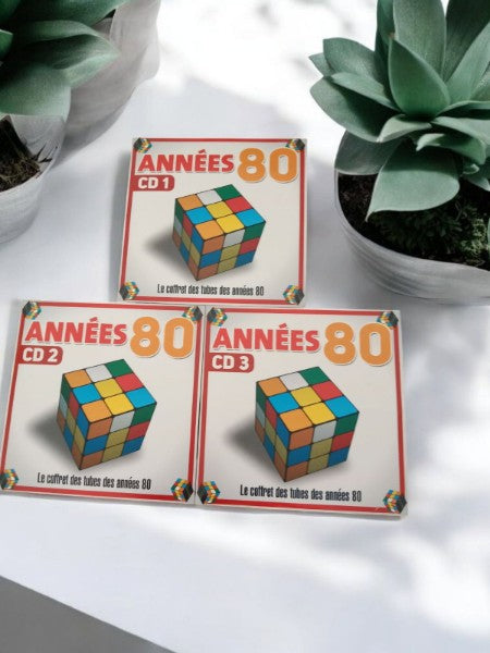 Coffret 3 compacts disques Années 80