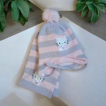 Ensemble bonnet et écharpe