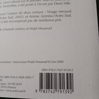 Livre de poche