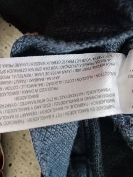 Pantalon à bretelles rétro chic bleu canard – Primark Cares (9-12 mois)