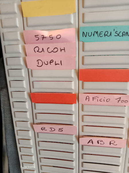 Tableau à fiches en T