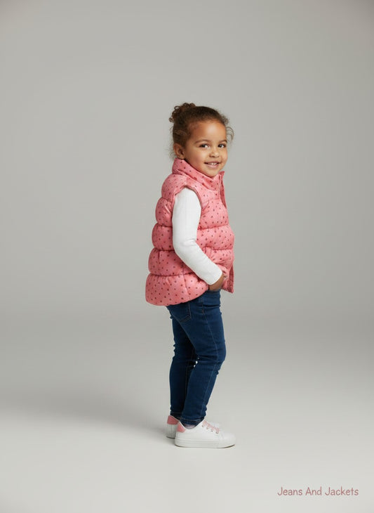 Doudoune sans manches matelassée rose - Lupilu - 5-6 ans (116cm)