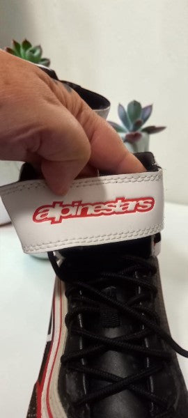 Baskets Karting Alpinestars Tech-1 K - Taille 39 - Noir/Rouge/Blanc