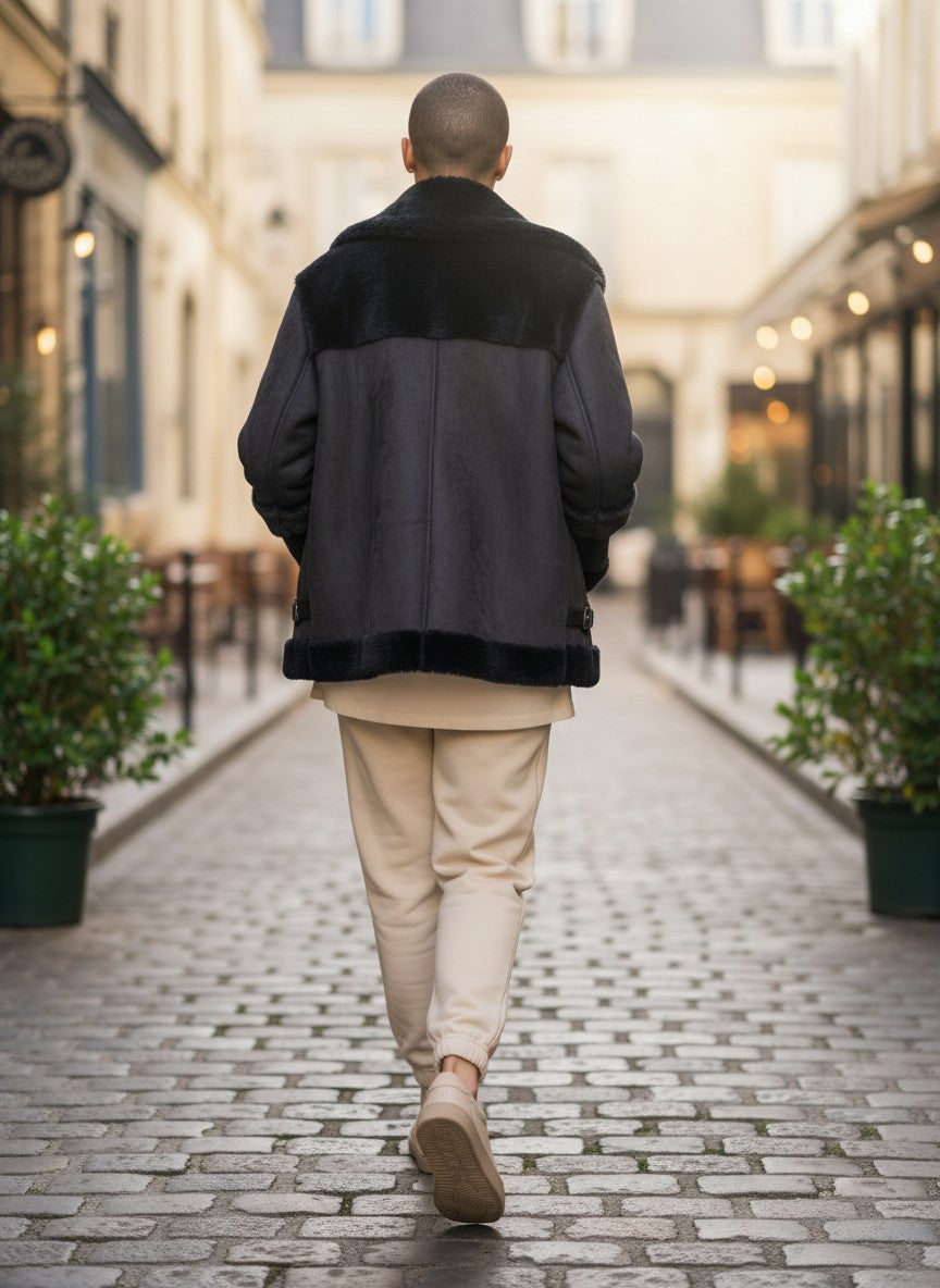 La Fée Maraboutée Bomber Jacket - Size 38 - Black