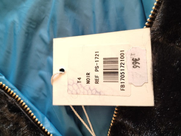Blouson en fausse fourrure - Freda Collection - Noir - T4