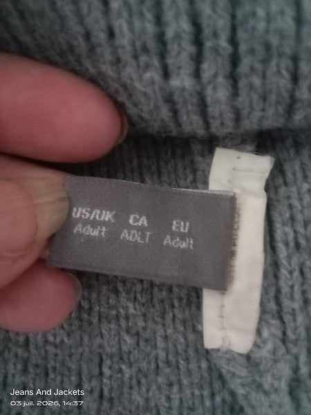 Bonnet côtelé Puma gris anthracite "SINCE 1948" - Excellent état