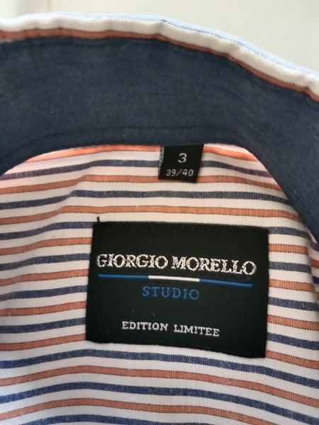 💎 Chemise Giorgio Morello Studio — Édition Limitée — Taille 3 (T39-40, L)