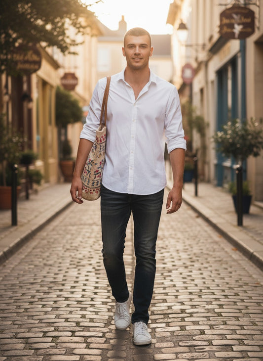 Chemise Blanche Slim Fit PRIMARK – Taille M