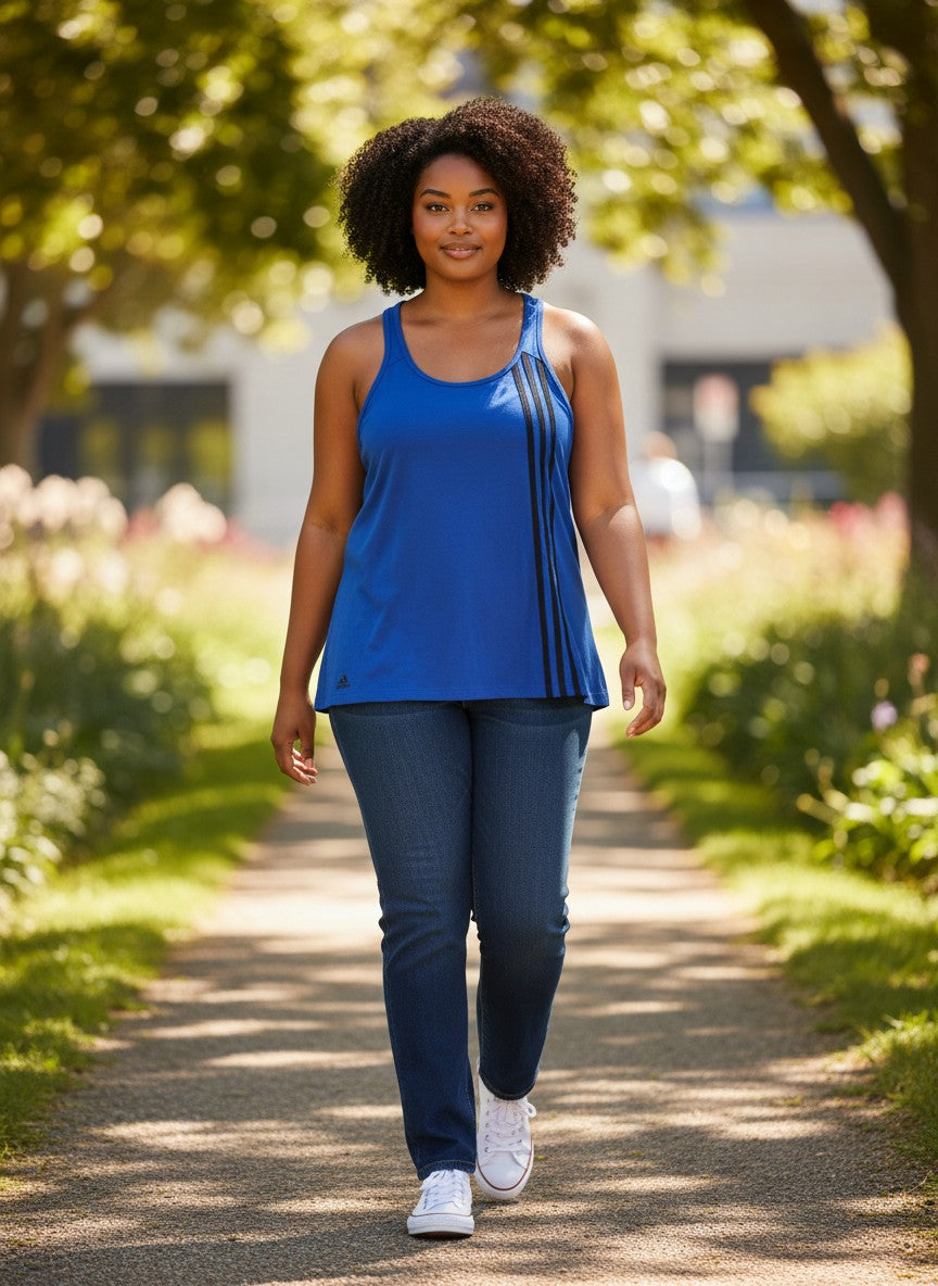 Débardeur Sportswear Adidas Climalite Bleu – Taille L