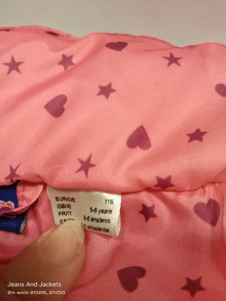 Doudoune sans manches matelassée rose - Lupilu - 5-6 ans (116cm)