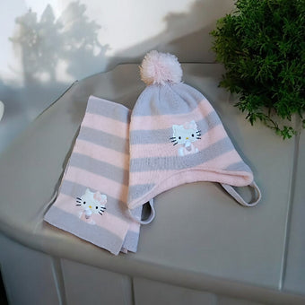 Ensemble bonnet et écharpe