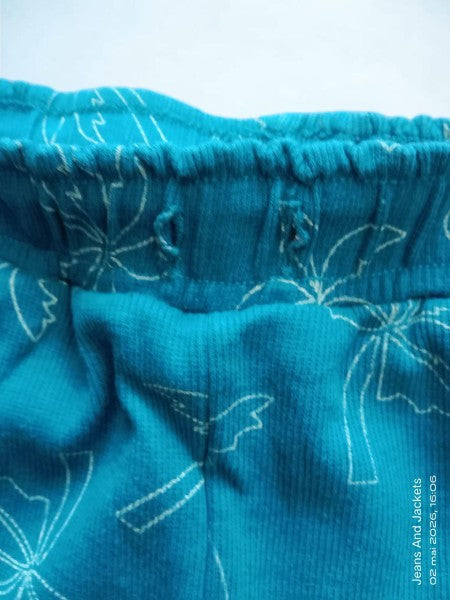 🌴 Ensemble Été Minnie Minors – Vert & Palmiers (18-24 mois)