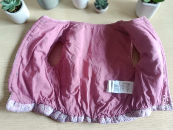 Gilet Sans Manches Matelassé Fleuri Kiabi — Bébé 3 mois Rose Pastel