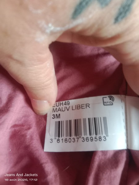 Gilet Sans Manches Matelassé Fleuri Kiabi — Bébé 3 mois Rose Pastel