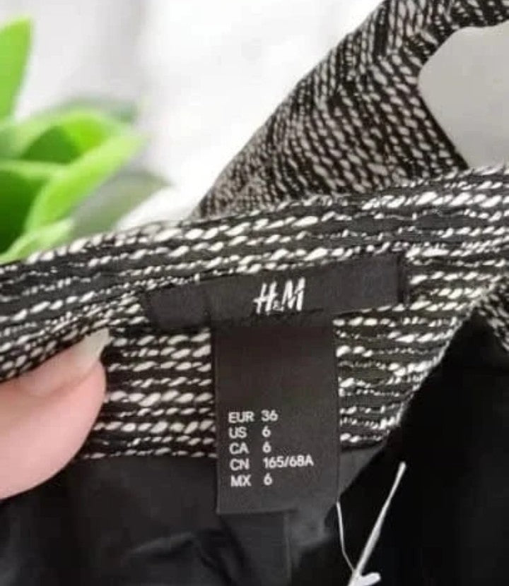 🏷️ NEUVE AVEC ÉTIQUETTE – Jupe chic bicolore H&M – Taille 36