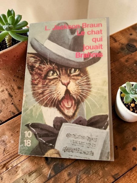 Livre Cosy Mystery "Le chat qui jouait Brahms" - Lilian Jackson Braun (10/18)