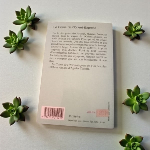 Livre Agatha Christie le crime de l'orient Express