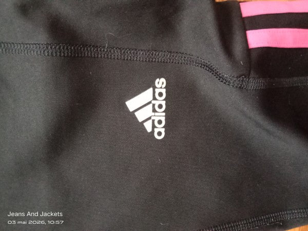 🏃‍♀️ Leggings Adidas Sport & Style – Noir & Rose Vif (XS)