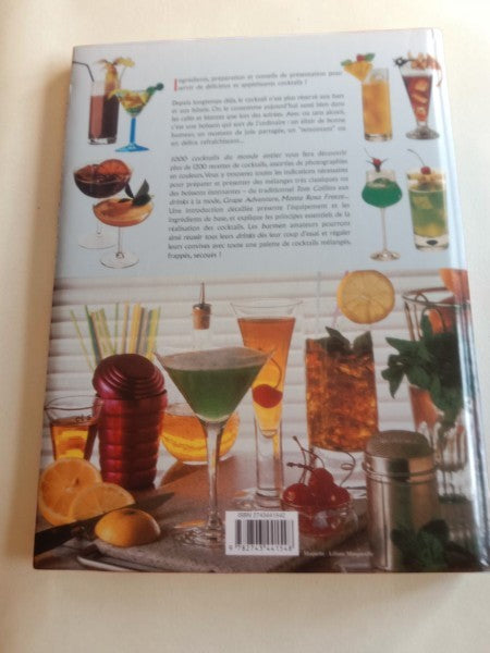 Livre "Mille Cocktails" - Plus de 1200 Recettes (Avec & Sans Alcool)