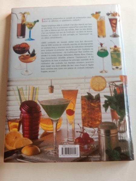 Livre "Mille Cocktails" - Plus de 1200 Recettes (Avec & Sans Alcool)