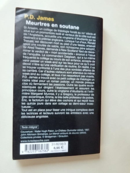 Roman Policier : Meurtres en soutane - P.D. James (Poche)