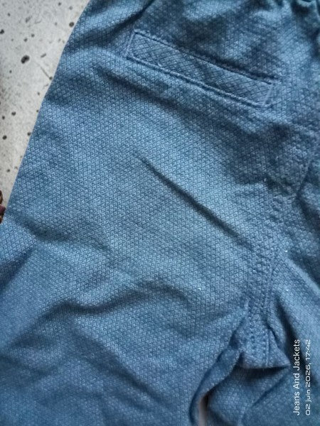 Pantalon à bretelles rétro chic bleu canard – Primark Cares (9-12 mois)