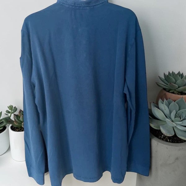Polo Homme Manches Longues NAPAPIJRI – Bleu Roi – Taille L/XL