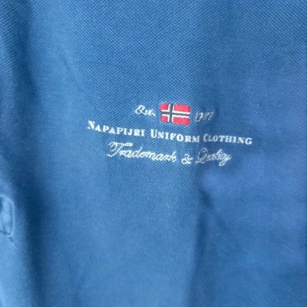 Polo Homme Manches Longues NAPAPIJRI – Bleu Roi – Taille L/XL