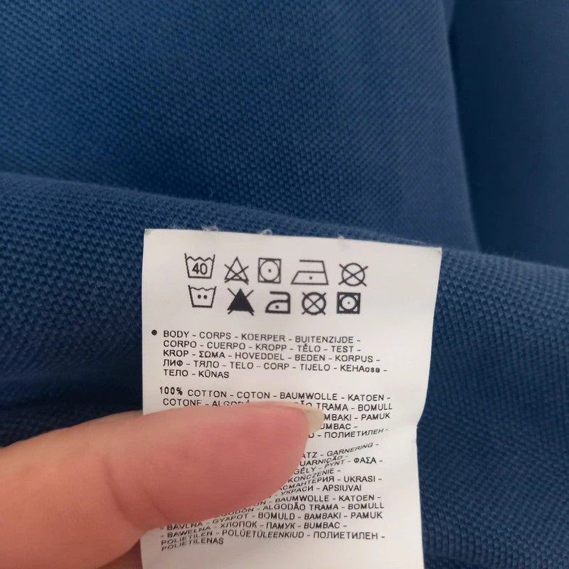 Polo Homme Manches Longues NAPAPIJRI – Bleu Roi – Taille L/XL