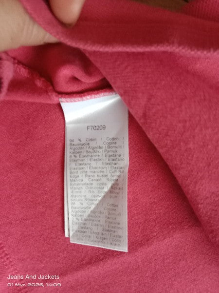 Polo Lacoste Rose Fuchsia Femme – Taille 36 (S) – État Impeccable