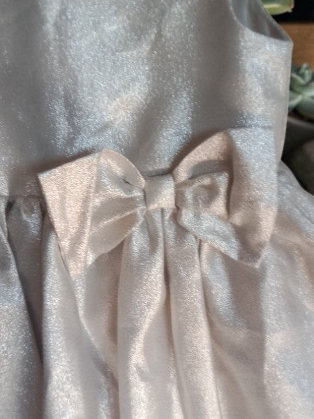 Robe cérémonie argentée H&M 2 ans / 92 — Baptême Mariage