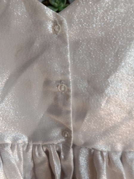 Robe cérémonie argentée H&M 2 ans / 92 — Baptême Mariage
