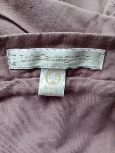 Robe chasuble vieux rose brodée LuluCastagnette - 6 mois