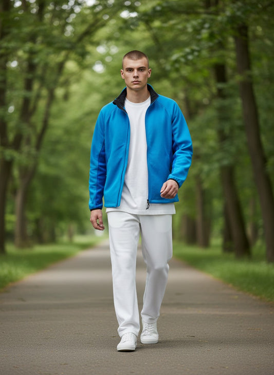 Veste Polaire Technique Bicolore – L.L. Bean (Taille M)