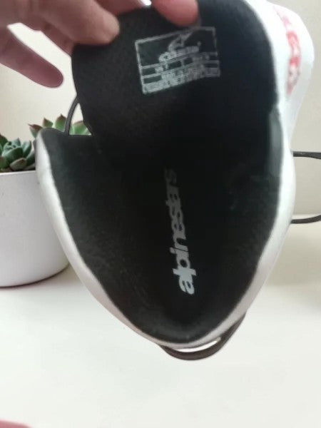 Baskets Karting Alpinestars Tech-1 K - Taille 39 - Noir/Rouge/Blanc