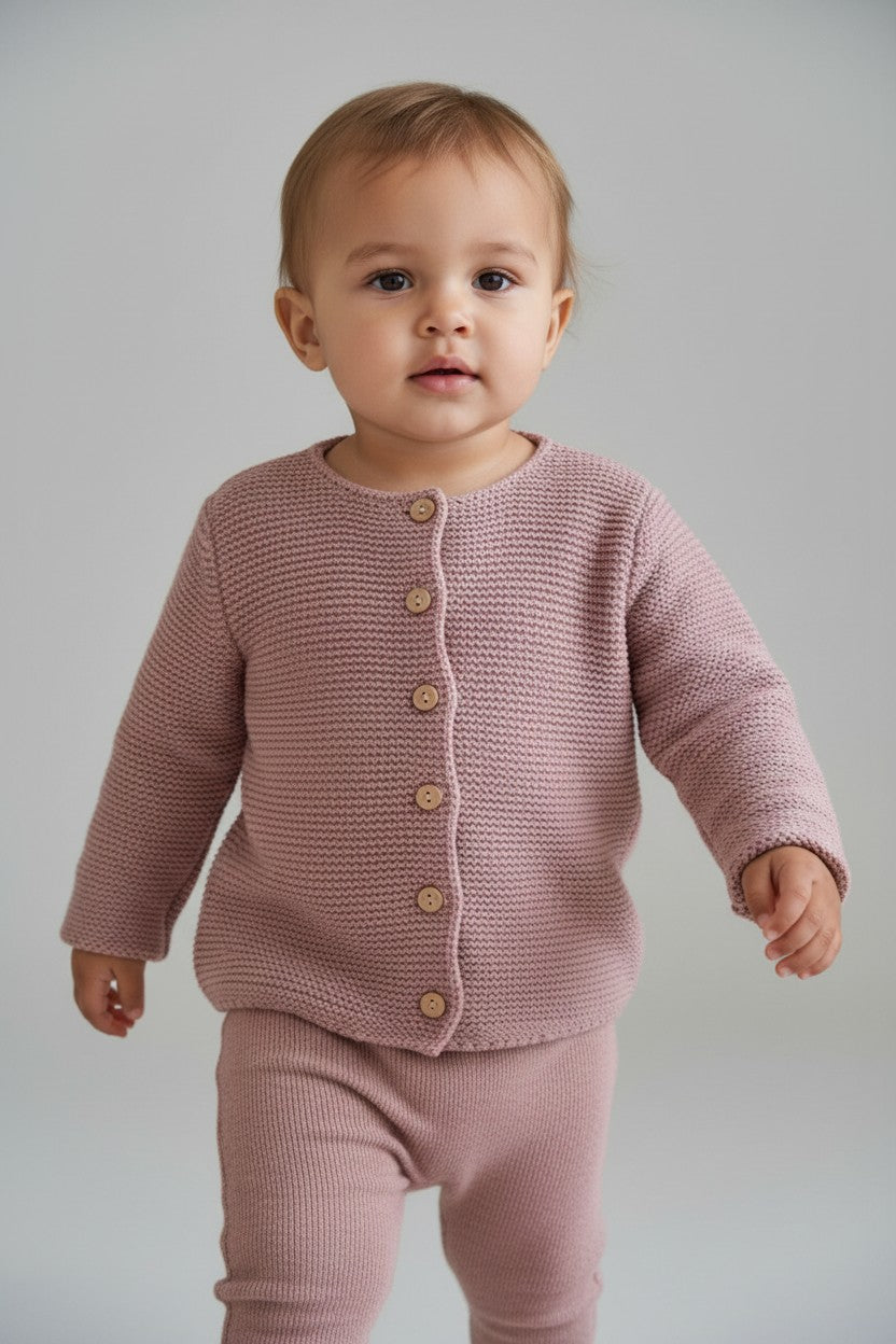 Gilet en maille rose - Kiabi - 2 ans (92cm) - 3€