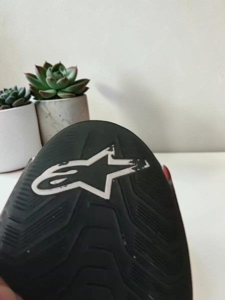 Baskets Karting Alpinestars Tech-1 K - Taille 39 - Noir/Rouge/Blanc