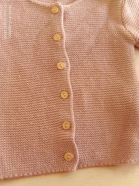 Gilet en maille rose - Kiabi - 2 ans (92cm) - 3€