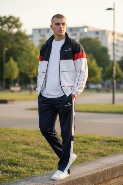 Ensemble de Survêtement Vintage Sergio Tacchini (Veste + Pantalon) - Taille M