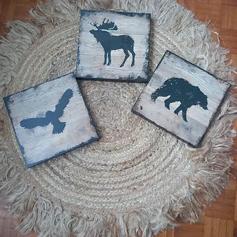Lot décoration en bois