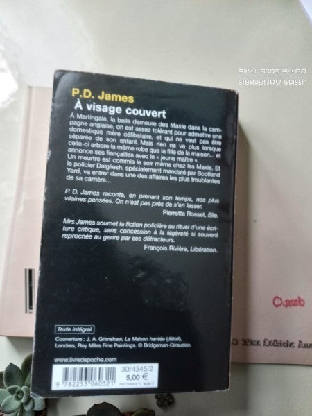 Roman Policier : À visage couvert - P.D. James (Poche)