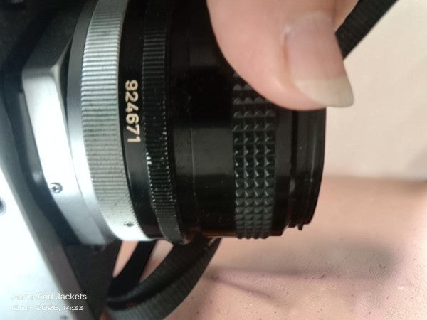 Appareil Photo Argentique Vintage Canon FTb QL + Objectif Canon FD 50mm f/1.8 S.C