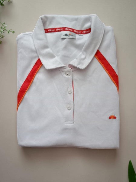 🎾 Polo Vintage Ellesse Italia – Look Tennis Rétro (Taille XL) 🇮🇹