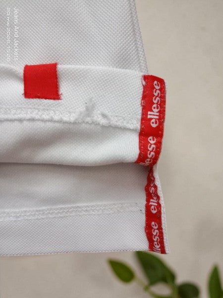 🎾 Polo Vintage Ellesse Italia – Look Tennis Rétro (Taille XL) 🇮🇹