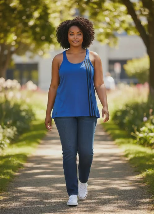 Débardeur Sportswear Adidas Climalite Bleu – Taille L