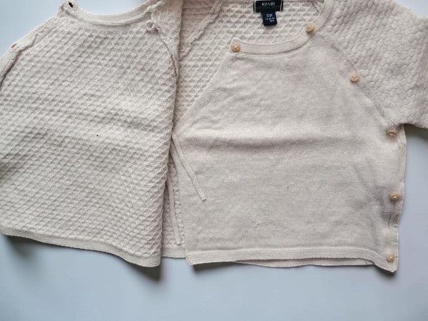 Pull maille torsadée "Eco Conception"- Kiabi - 12 mois (73- 76 CM)