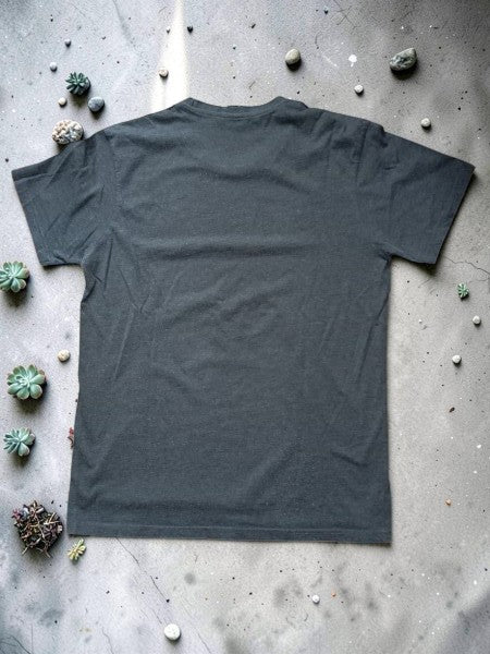 ⛷️ T-shirt Graphique Vintage "Ride Free" Courchevel – Gris Anthracite