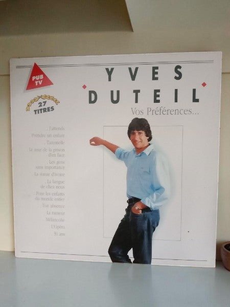 🎵 Vinyle 33T Yves Duteil – Album "Vos préférences"